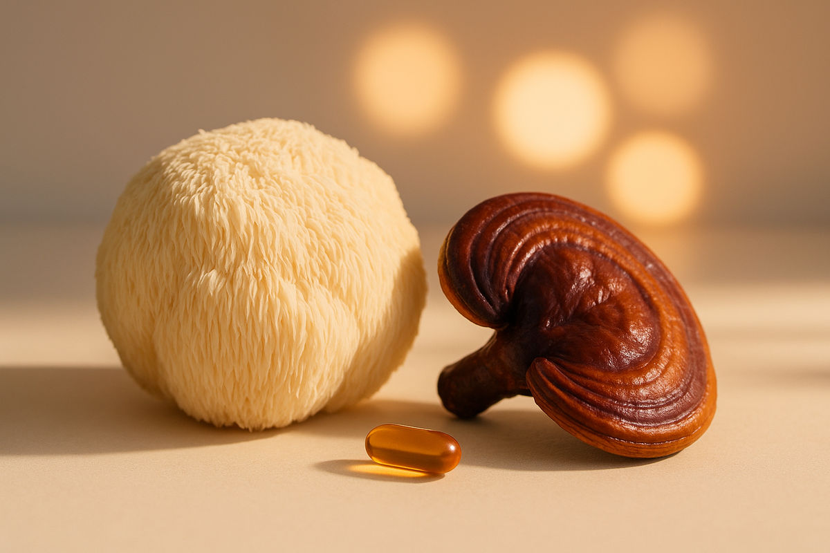 Lion’s Mane, Reishi, GABA & NAD+: Flore’s New Functional-Mushroom and Mimetic Boosters