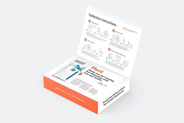 Floré Gut Test Kit - Gut Health Test - Sun Genomics - Custom Probiotics